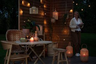 Taras boho – nastrojowe oświetlenie 