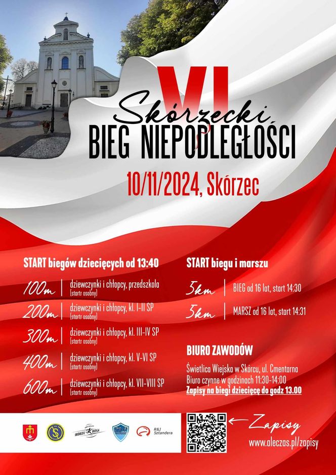 Trwają zapisy na VI Skórzecki Bieg Niepodległości