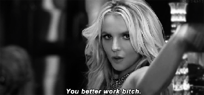 Britney Spears Work B**tch