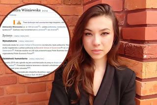 Burza w sieci wokół łódzkiej kandydatki KO do Sejmu. Biogram Aleksandry K. Wiśniewskiej ponownie w Wikipedii