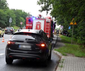 Czołówka pod Wołominem. Dwie osoby w szpitalu