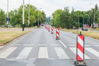 Ul. Rzgowska w remoncie