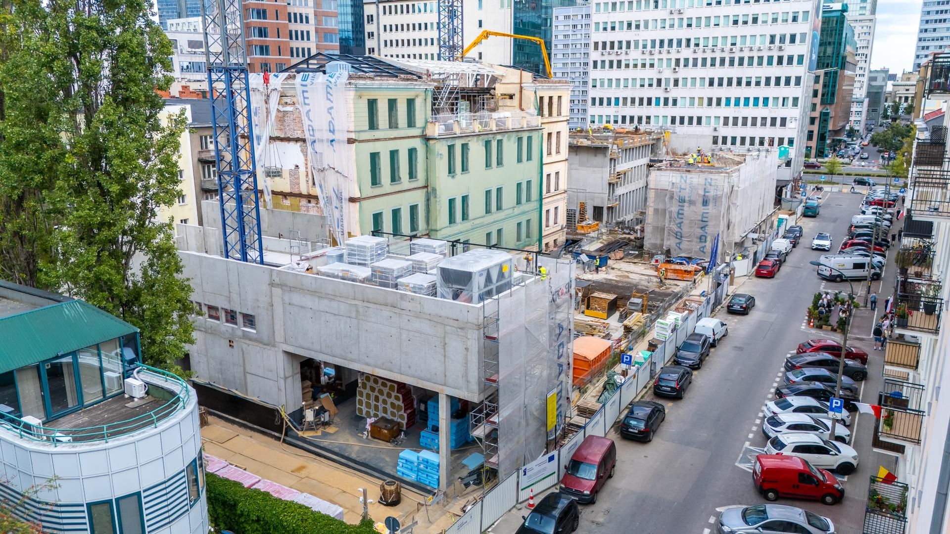 Budowa Muzeum Getta Warszawskiego - nowe zdjęcia! Sierpień 2025 rok