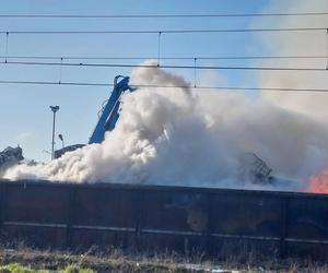 Pali się składowisko odpadów w Przysiece Polskiej