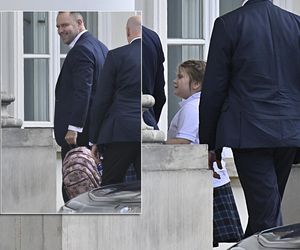 Rodzinne obowiązki Karola Nawrockiego. Odebrał Kasię ze szkoły i poleciał do Trumpa [ZDJĘCIA]