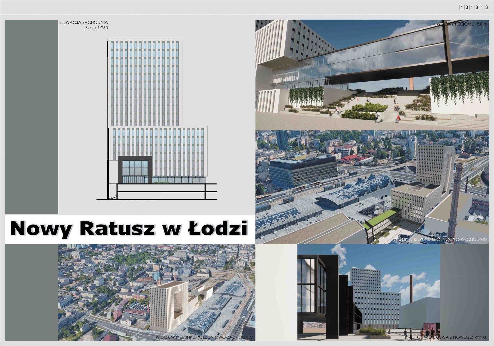 Nowy Ratusz w Łodzi: wyniki konkursu