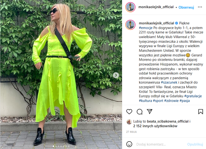 Monika Olejnik i jej dziwne buty