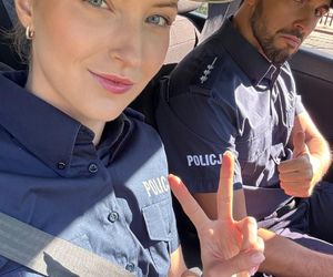 M jak miłość nowy sezon. Natalka (Dominika Suchecka), Rafał (Jakub Kucner) na planie