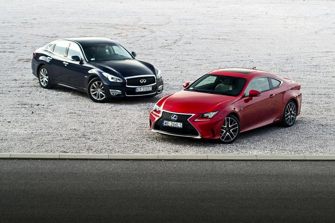 Dwa sposoby na hybrydę - TEST Infiniti Q70h Premium Tech & Lexus RC 300h F Sport