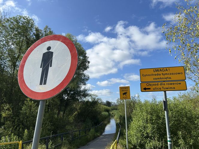 Łynostrada w Olsztynie zalana. Będą naprawy, a może i kładka!