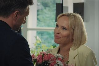 M jak miłość odc. 1876. Dorota (Iwona Rejzner), Bartek (Arkadiusz Smoleński)