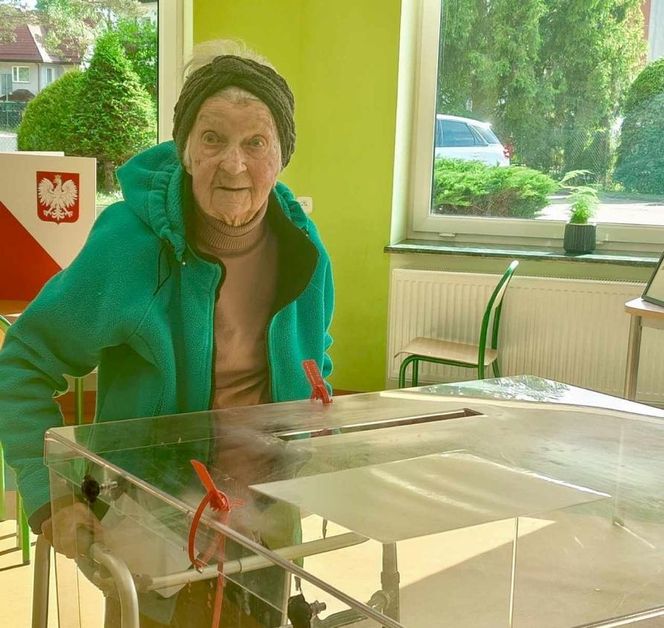 Ma 104 lata i oddała głos w wyborach