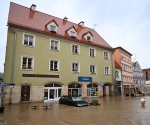 Kłodzko. Zalane centrum miasta