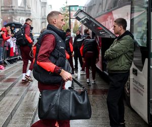 Piłkarze wyjechali na mecz Polska - Litwa
