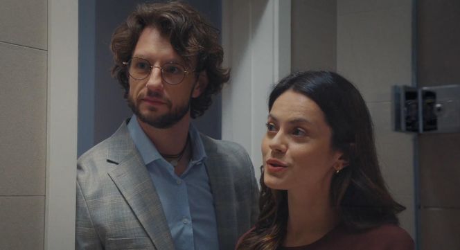 M jak miłość odc. 1874. Kasia (Paulina Lasota), Mariusz (Mateusz Mosiewicz