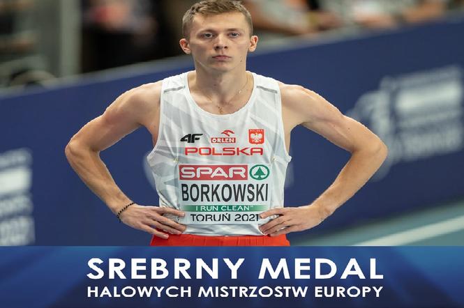  Mateusz Borkowski srebrny medalista HME Toruń 2021