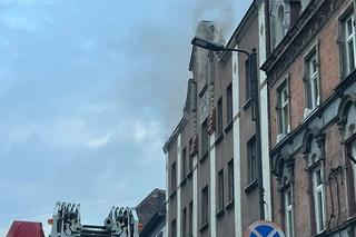 Pożar kamienic w Siemianowicach Śląskich