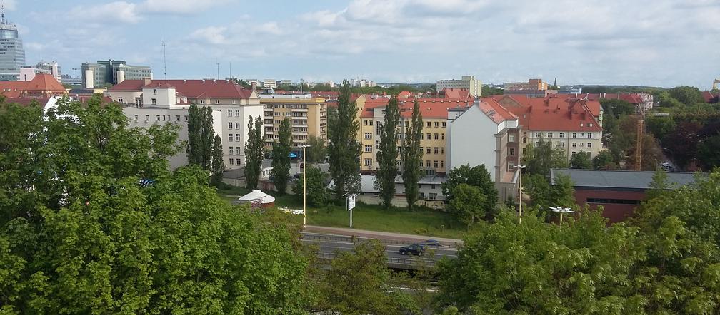 Widok z tarasu zamkowego