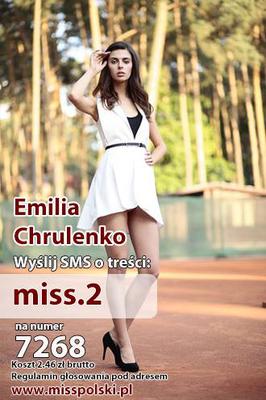 Wybory miss polski 2014 Emilia Chrulenko