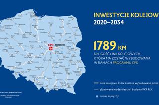 Harmonogram Programu Kolejowego CPK na lata 2020-2034