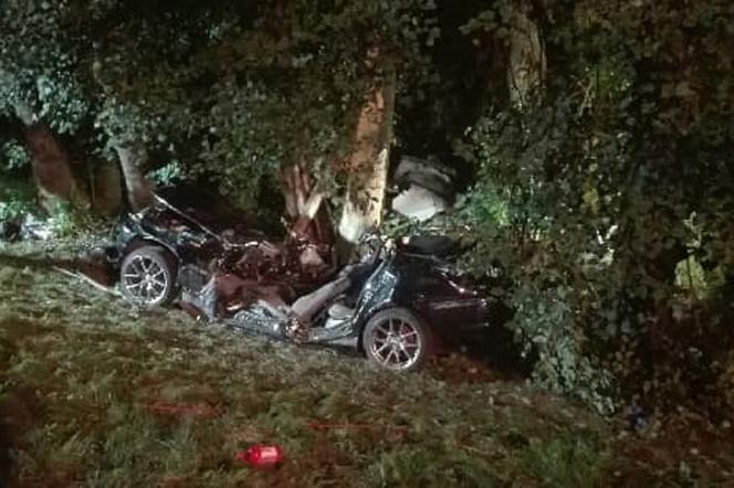 BMW wypadło z drogi, zginęła dwójka młodych ludzi. Tragedia w Jabłonicy Polskiej