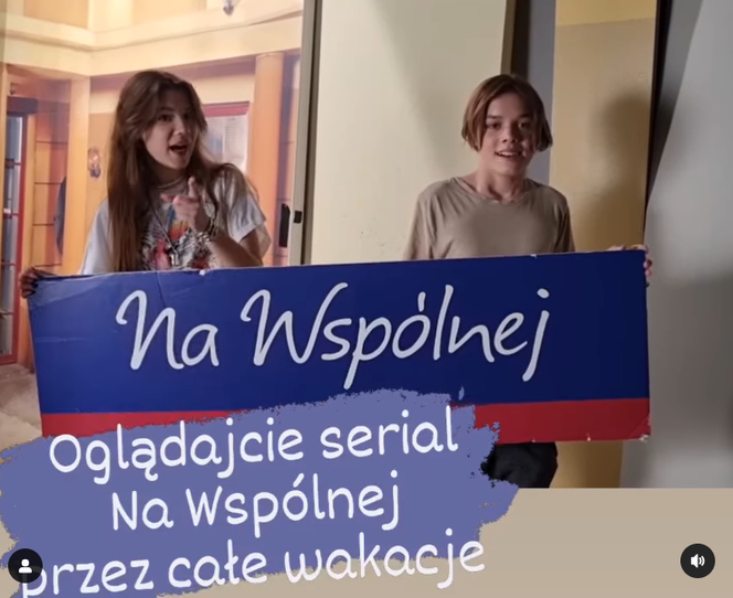 Na Wspólnej na planie: Mania (Zuzanna Kaszuba), Ignacy (Bartek Kaszuba)