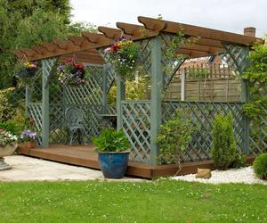 Pergola w ogrodzie