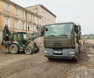 Głuchołazy. Zniszczenia po powodzi 