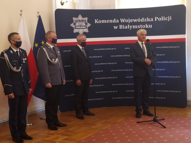 Święto policji inne niż zwykle. Tak wyglądały obchody w Białymstoku [ZDJĘCIA]