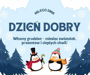 kartki na dzień dobry w grudniu