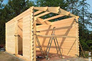 Konstrukcja garażu drewnianego