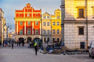 Efekty remontu Starego Rynku w Poznaniu