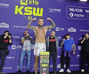 Oficjalne ważenie zawodników przed XTB KSW 92 w Gorzowie