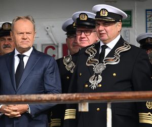 Donalda Tusk z wizytą u przyszłych marynarzy. Wspomniał o swoim teściu