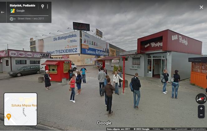 Białystok w 2011 roku na zdjęciach z Google Maps