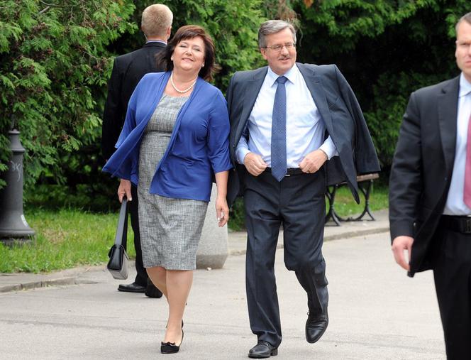 Komorowski z żoną
