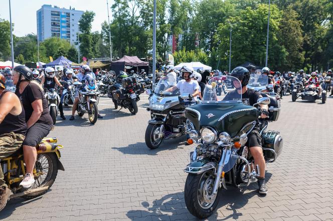 Parada motocyklistów w Dąbrowie Górniczej