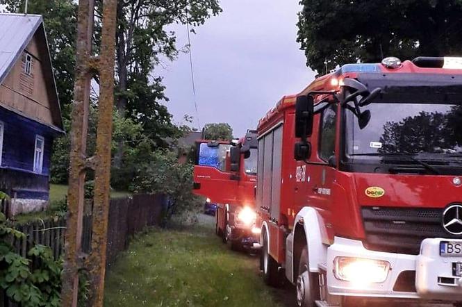 Burza spowodowała pożary w Brańsku i Ostrowie Południowym