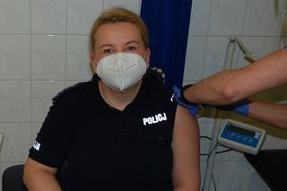 Przemyscy policjanci rozpoczęli szczepienia przeciwko Covid-19