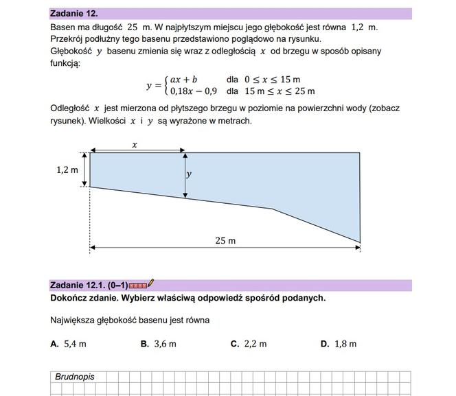 Matura próbna matematyka 2023 - CKE (wrzesień 2022)