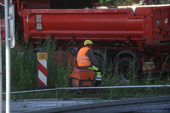 Kierowcy wściekli w korku a na budowie pusto