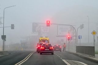 Gęsta mgła Szczecin 