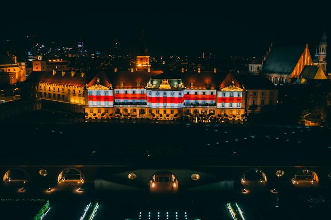 Zamek Królewski w Warszawie przyłącza się do akcji #LightForBelarus
