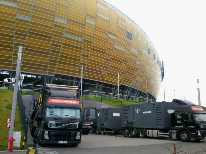 Przygotowania do koncertu Jennifer Lopez w PGE Arena