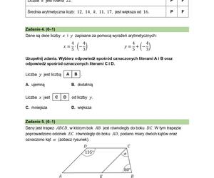 Egzamin ósmoklasisty matematyka 2024