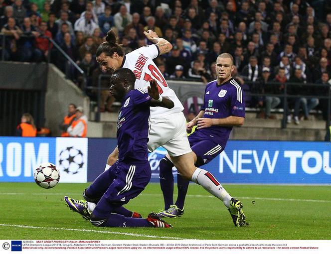 Zlatan Ibrahimović, Anderlecht - Paris Saint-Germain