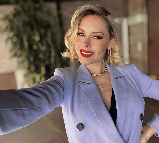 Kibice zakochani w prowadzącej studio Ligi Mistrzów