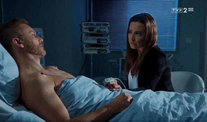 M jak miłość, odc. 1520. Andrzej Budzyński (Krystian Wieczorek), Magda (Anna Mucha)