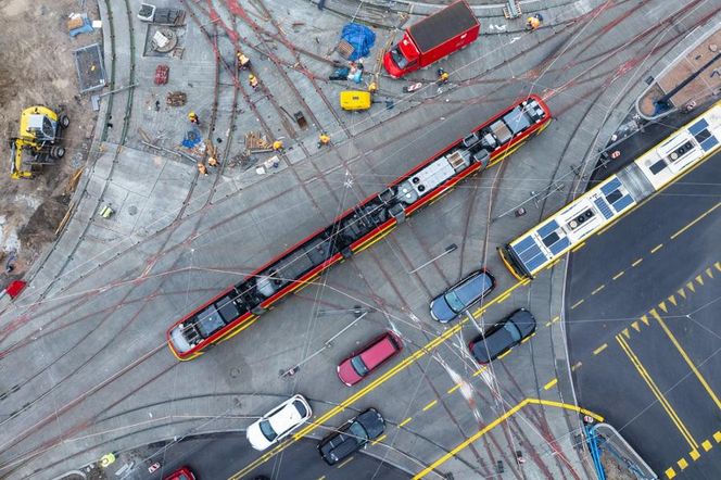 Torowisko na ulicy Grójeckiej