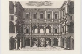 Palazzo Farnese w Rzymie, 1560, rytownik nieznany